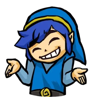 😁 Link The Legend of Zelda videojuego, The Legend of Zelda, Link, personaje, héroe telegram sticker
