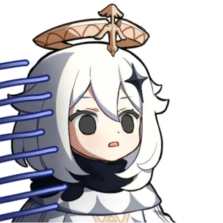 ☁️ Paimon Genshin Impact Anime, Paimon, Genshin Impact, Videospiel, Fantasy telegram sticker