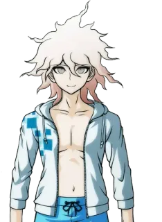 🥵 Nagito Komaeda Danganronpa anime, character, game, danganronpa, nagito komaeda, fanart telegram sticker