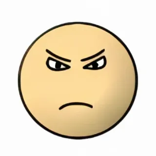 🤬 zły, emoji, twarz, zirytowany, wyraz telegram sticker