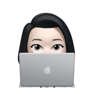 ☠️ Avatar, Wanita, Laptop, Apple, Komputer, Kartun whatsapp sticker