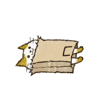 🐌 kot, śmieszne, zwierzę, słodkie, śpiący telegram sticker
