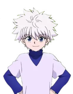 😼 Killua Zoldyck Hunter x Hunter アニメ, キルア, HUNTER×HUNTER, 漫画 telegram sticker