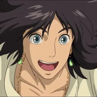 ⚜ Sophie Hatter Howl's Moving Castle Anime, Studio Ghibli, El castillo ambulante, Sophie Hatter, Dibujos animados, Animación telegram sticker