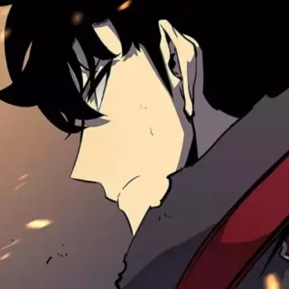 😕 Anime, Manga, Personnage, Portrait telegram sticker