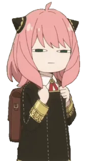 😒 Anya Forger Spy × Family anime, spy family, anya, forger, hoạt hình, sticker telegram sticker
