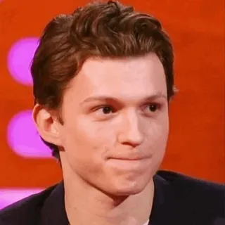 ⚙ Tom Holland actor, celebridad, retrato, Tom Holland whatsapp sticker