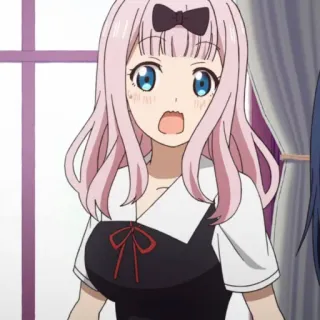 ‼️ Chika Fujiwara Kaguya-sama: Love Is War anime, chika fujiwara, kaguya-sama, love is war, cute, girl whatsapp sticker