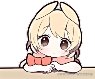 Kawaii gurl @animestickerchannel telegram stickers