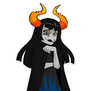 😈 аниме, персонаж, арт, стикер telegram sticker