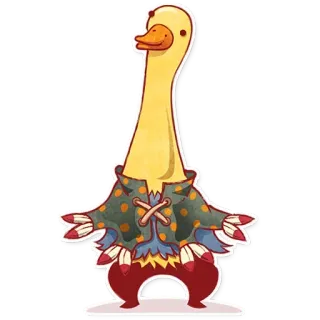 🐥 Ente, Tier, Cartoon, Sticker, Süß, Vogel whatsapp sticker
