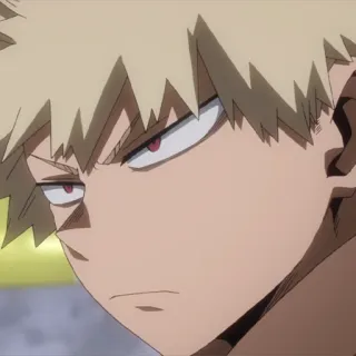 💥 Katsuki Bakugo My Hero Academia Anime, My Hero Academia, Katsuki Bakugo, MHA, Bakugo whatsapp sticker