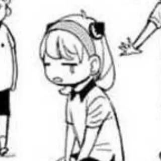 🥁 Anya Forger Spy x Family 阿尼亚, 间谍过家家, 动漫, 漫画, 卡通, 可爱 whatsapp sticker