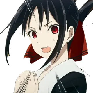 😠 Kaguya Shinomiya Kaguya-sama: Love Is War Anime, Kaguya-sama, Love is War, Kaguya Shinomiya, Cartone animato, carino telegram sticker