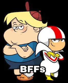 😎 BFFs мультфильм, дружба, лучшие друзья, анимированный telegram sticker