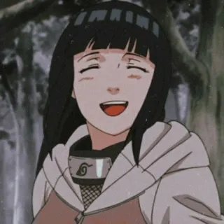 😄 Hinata Hyuga Naruto anime, manga, naruto, hinata, hinata hyuga, cute, girl telegram sticker