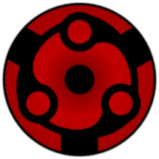 👀 Naruto Шаринган, Учиха, глаз, Мангекё, клан, ниндзя telegram sticker