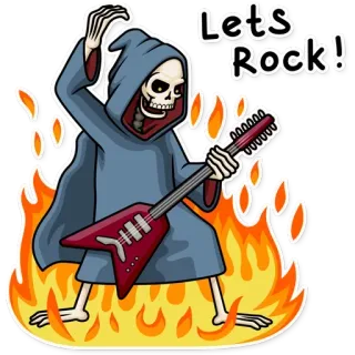 Esqueleto! telegram stickers