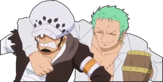 ✨ Zoro One Piece anime, friends, manga, funny telegram sticker