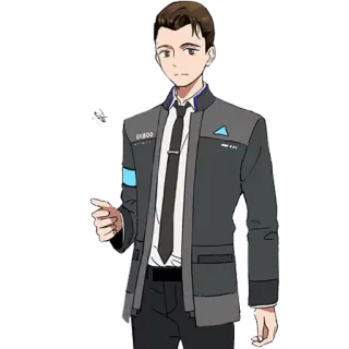 Detroit: Become Human (Connor) @Nekosticker telegram stickers
