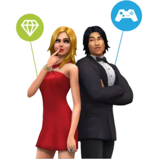💑 The Sims sims, game, lifestyle, simulation, virtual telegram sticker
