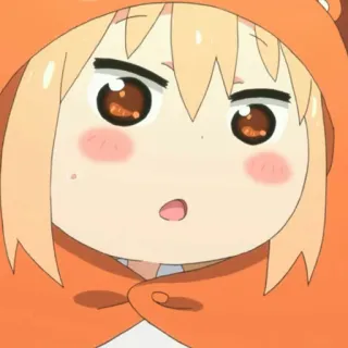 🍕 Umaru Doma Himouto! Umaru-chan anime, cartoon, umaru, chibi, cute, kawaii telegram sticker