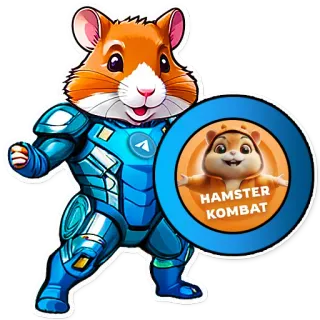🐹 HAMSTER KOMBAT criceto, animale, combattimento, gioco, lotta, mascotte, adesivo telegram sticker