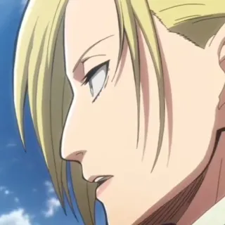 🌟 Annie Leonhart Attack on Titan アニメ, 漫画, キャラクター, 金髪, 女性 telegram sticker