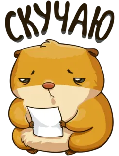 😒 Скучаю 仓鼠, 难过, 失踪, 孤独, 动物, 可爱 whatsapp sticker