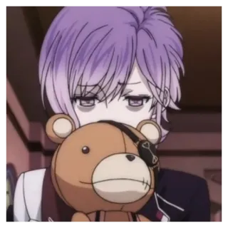 🥄 Kanato Sakamaki Diabolik Lovers Anime, Vampir, Boneka beruang, Kanato Sakamaki, Diabolik Lovers telegram sticker