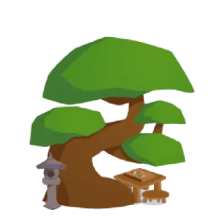 🎎 tree, bonsai, japanese, nature, zen, garden, plant telegram sticker