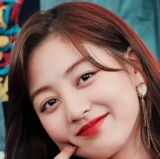 💄 Jihyo 지효, 트와이스, K팝, 가수, 아이돌, 한국, 여성 telegram sticker