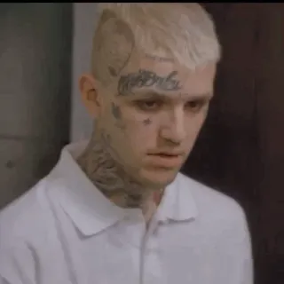 💙 Lil Peep แร็ปเปอร์, นักดนตรี, คนดัง, มีรอยสัก, Lil Peep telegram sticker