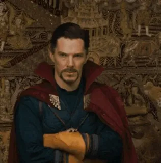 😐 Doctor Strange doctor strange, marvel, benedict cumberbatch, avengers, stregone telegram sticker