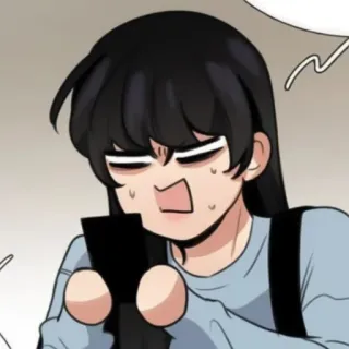 🐾 Desenho animado, Anime, Garota, Chocada, Mulher telegram sticker