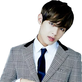 😠 V persona, kpop, maschio, ritratto, cantante, celebrità telegram sticker
