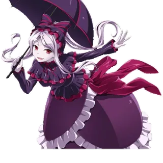 🙃 Shalltear Bloodfallen Overlord Anime, Vampiro, Gótico, Shalltear Bloodfallen, Overlord telegram sticker