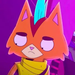 😕 Gary Goodspeed Final Space cartone animato, animato, gatto arancione, spazio, fantascienza, programma TV, Gary, Goodspeed, Final Space telegram sticker