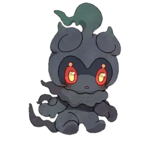😊 Marshadow Pokemon pokemon, marshadow, ghost, fighting, cute, shadow telegram sticker