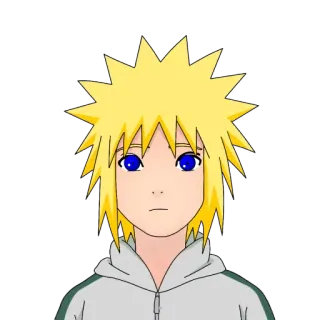 😌 Minato Namikaze Naruto อนิเมะ, นารูโตะ, ตัวละคร, มินาโตะ, นามิคาเสะ, โฮคาเงะ telegram sticker