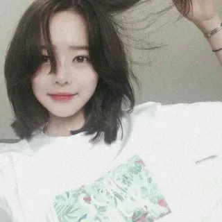 🥂 donna, ritratto, ragazza, coreana, asiatica, bellezza whatsapp sticker