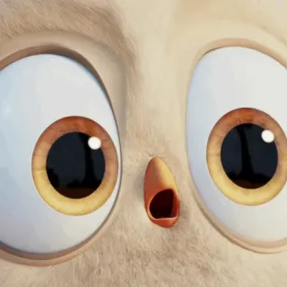 🥺 мультфильм, глаза, лицо, животное, крупный план telegram sticker