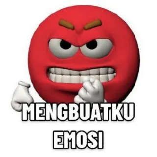 😡 MENGUATKU
EMOSI emoji zangado, emoji vermelho, indonésio, expressão, irritado, emocional telegram sticker