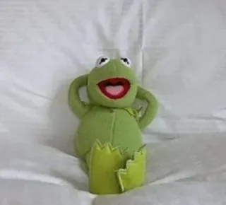 😌 Kermit the Frog muppet, frog, puppet, kermit telegram sticker