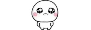 🥺 carino, triste, kawaii, piangere, chibi, occhi telegram sticker