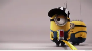 😐 Minion Despicable Me minion, cartoon, funny, cute, movie telegram sticker