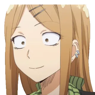 🙃 Аниме, Девушка, Мультфильм, Портрет, Персонаж telegram sticker