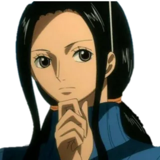 🤔 Nico Robin One Piece アニメ, ワンピース, ニコロビン, キャラクター, 漫画 telegram sticker