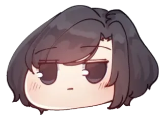 😶 Anime, Mädchen, Süß, Sticker, Manga telegram sticker