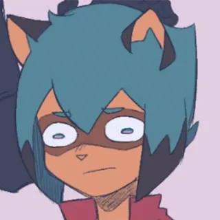 😬 Michiru Kagemori BNA Anime, BNA, Michiru Kagemori, Tanuki, Kreskówka telegram sticker
